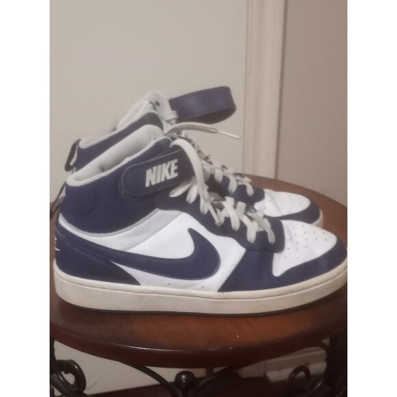 Nike Other - Nike Boys Court Borough Mid 2 CD7782-107 Blue Basketball Shoes Sneakers Sz 5.5Y